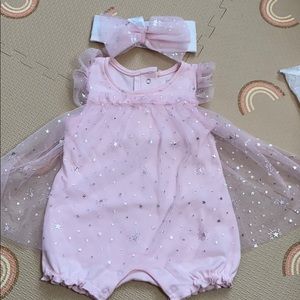 Pink tutu romper